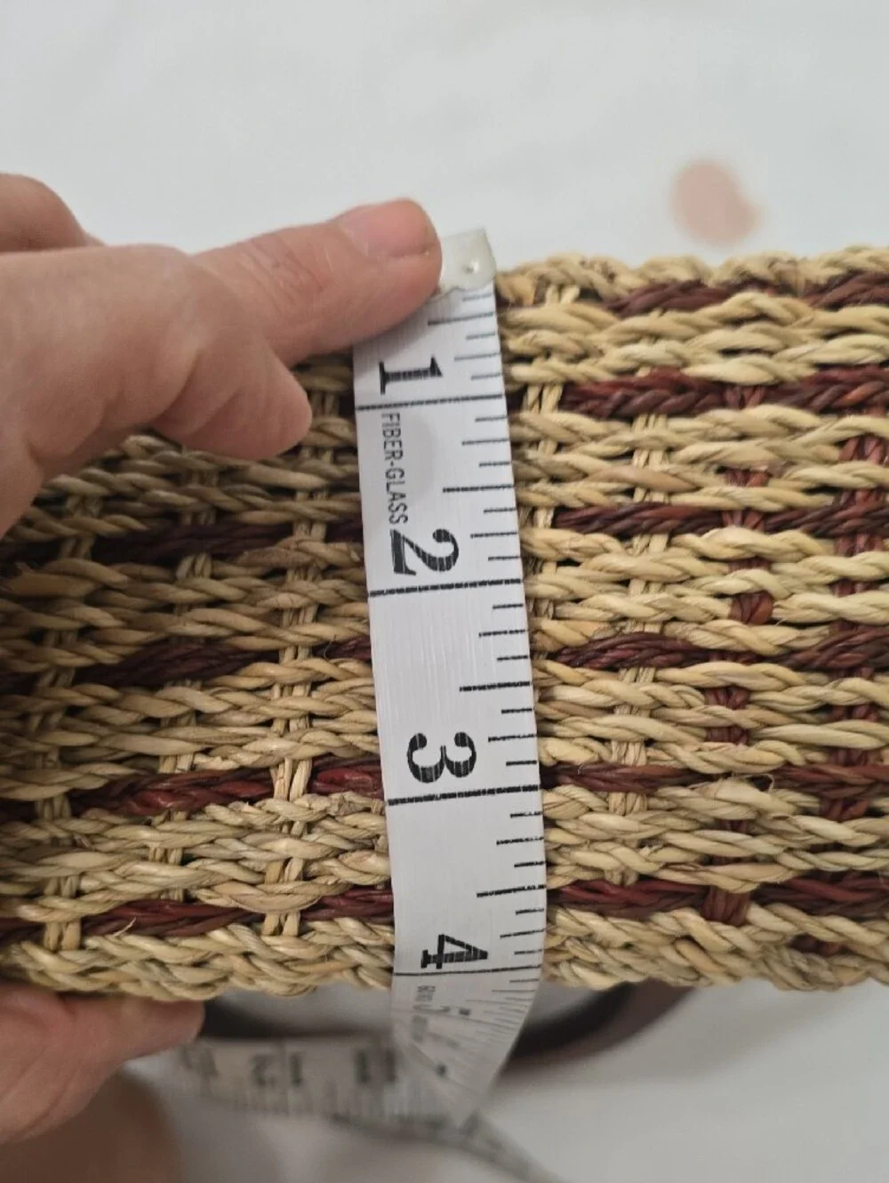 None handwoven shoulder
